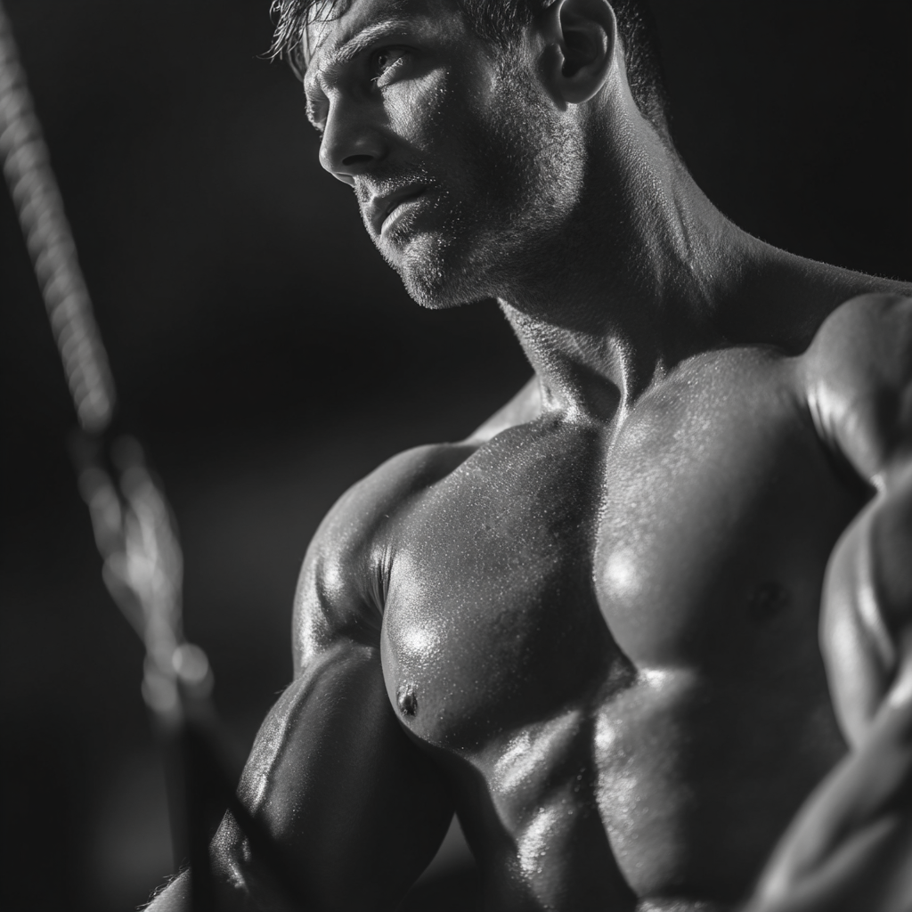 Чоловіки тренуються